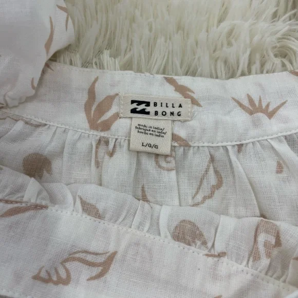 Billabong Cream and Tan Dress - Picture 5 of 8